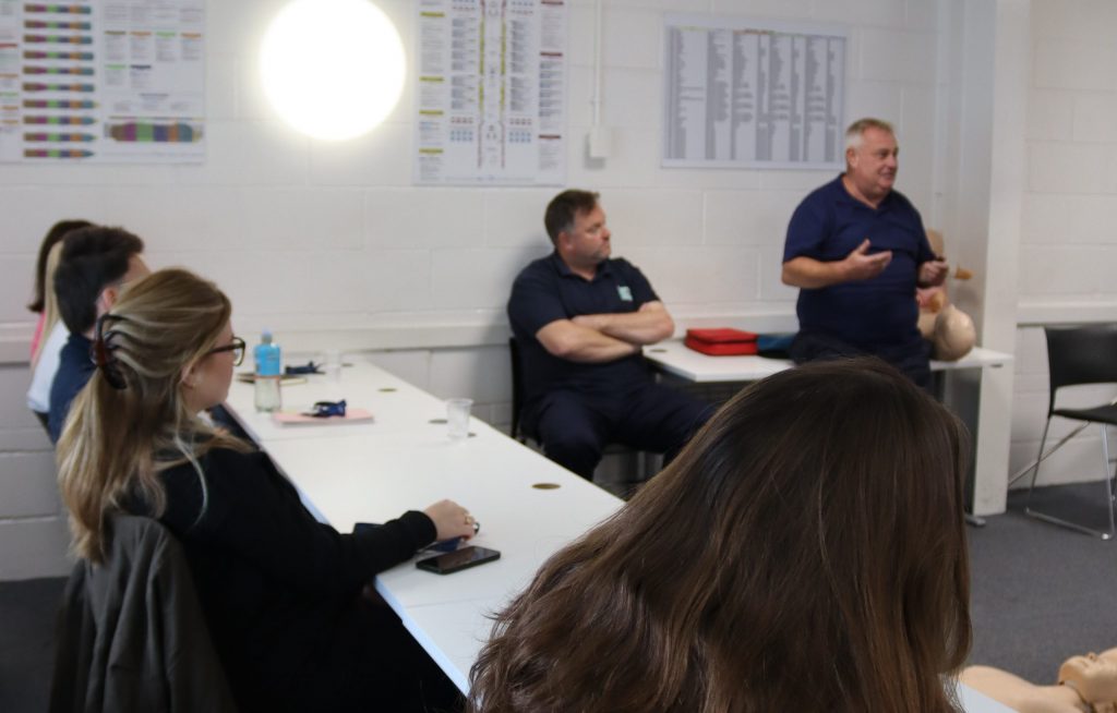 PSSR delegates in classroom